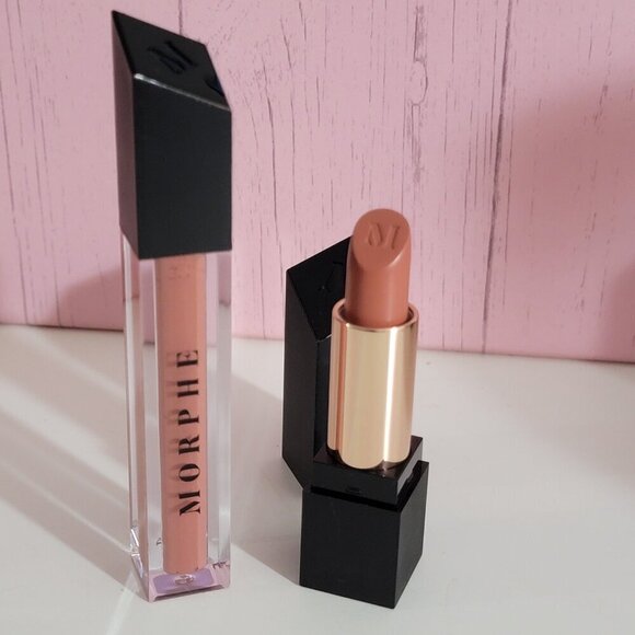 Morphe Lipstick and Lip Gloss Duo NEW Kissy Face and Sing Along - Picture 7 of 12